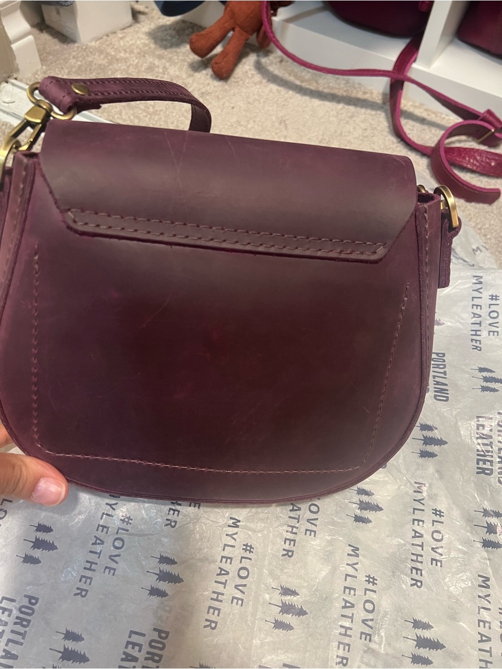 Portland leather goods small larkspur Monaco - Picture 6 of 6